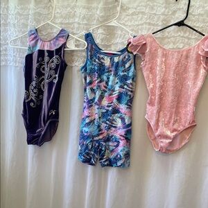 Girls leotards size medium